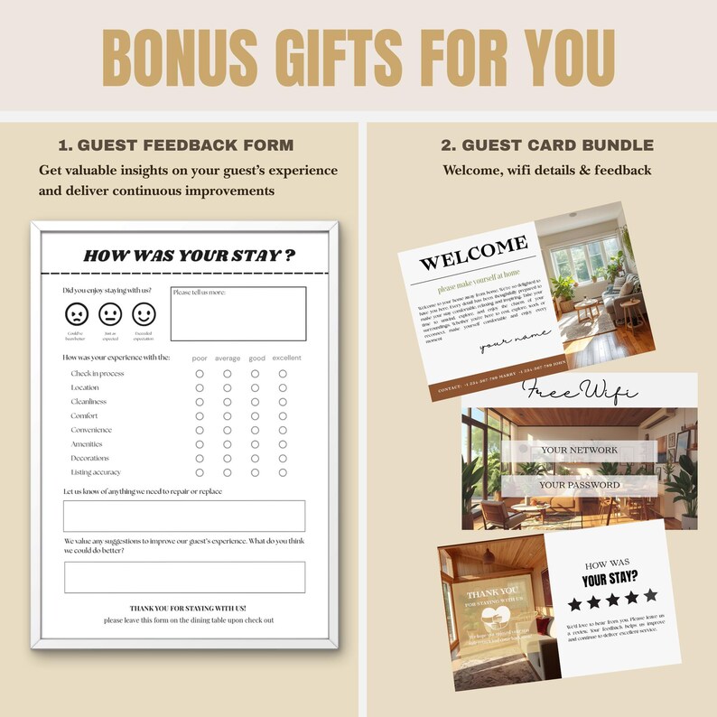 Airbnb Staging Guideline Template Editable Canva Property Management ...