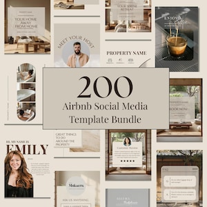 Airbnb Instagram Template Bundle VRBO Host Social Media Posts Bundle Instagram Story Instagram Reel Template for Short Term Vacation Rental