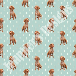 Vizsla-nahtloses Muster