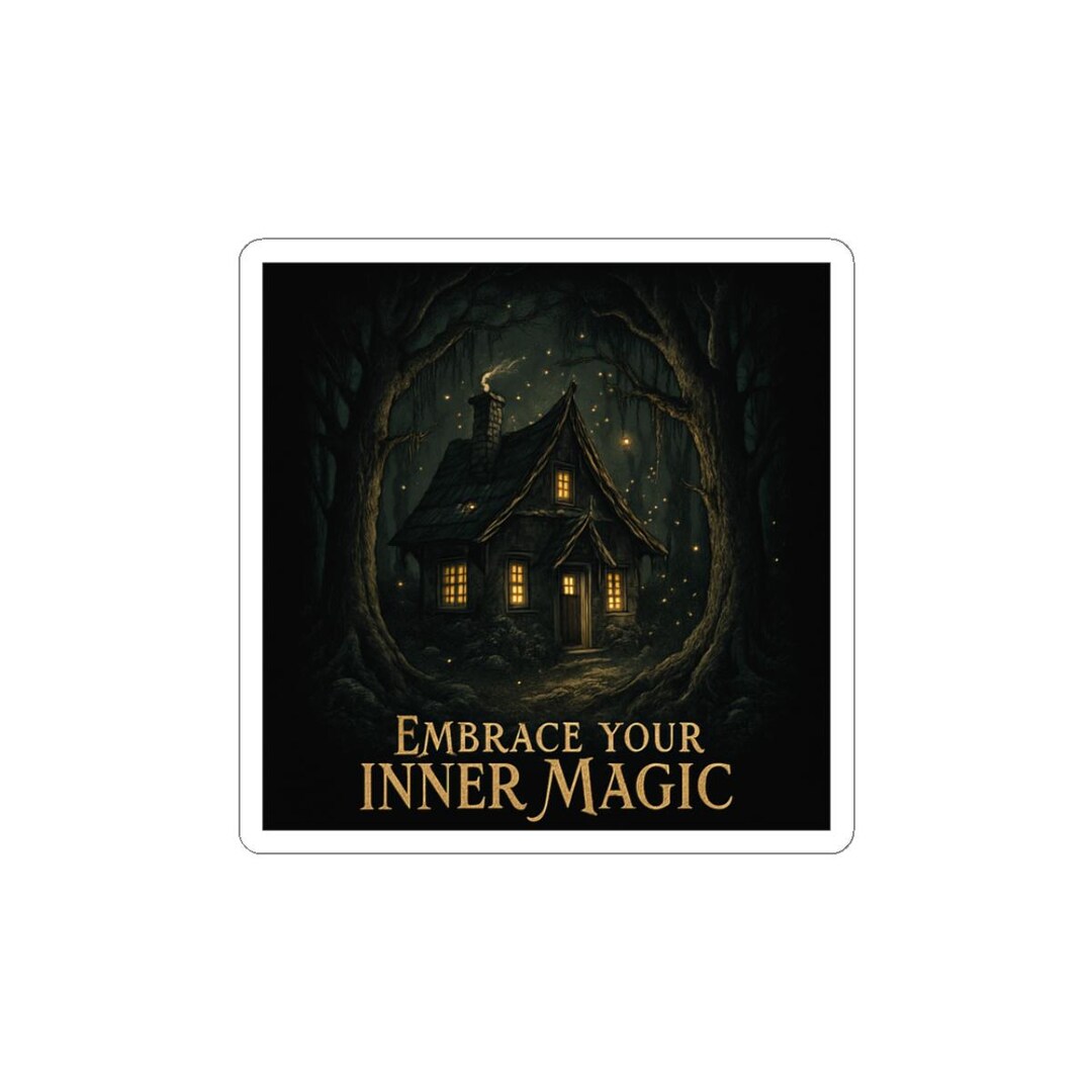 Embrace Your Inner Magic Cottage Kiss-cut Sticker | Witchy Forest ...