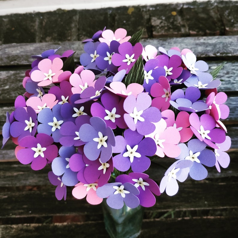 Me Not Bouquet. CHOOSE YOUR COLORS. Handmade Bouquet. Etsy