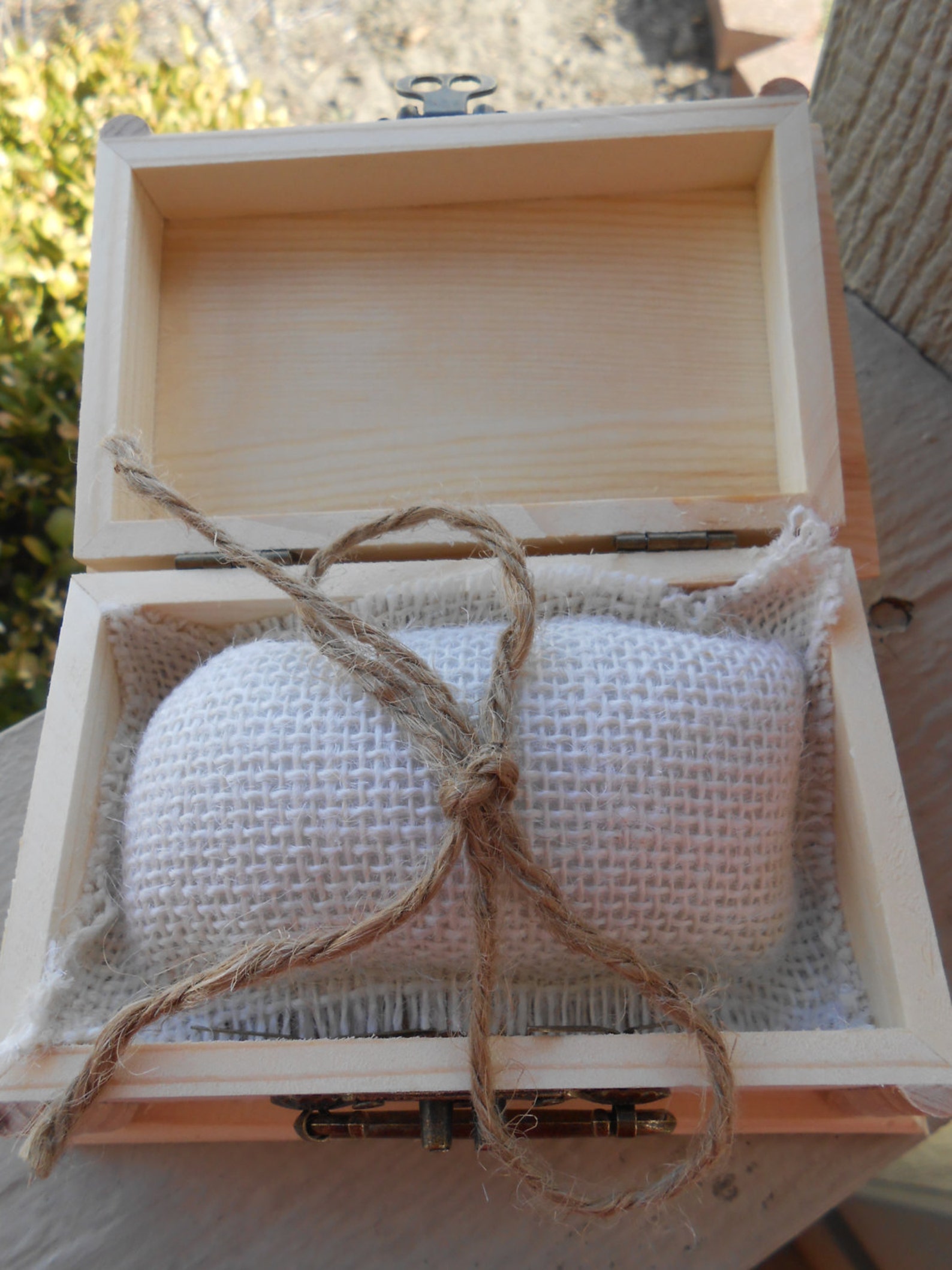 Monogram Ring Box & Pillow. CHOOSE YOUR PILLOW Style Engraved Etsy