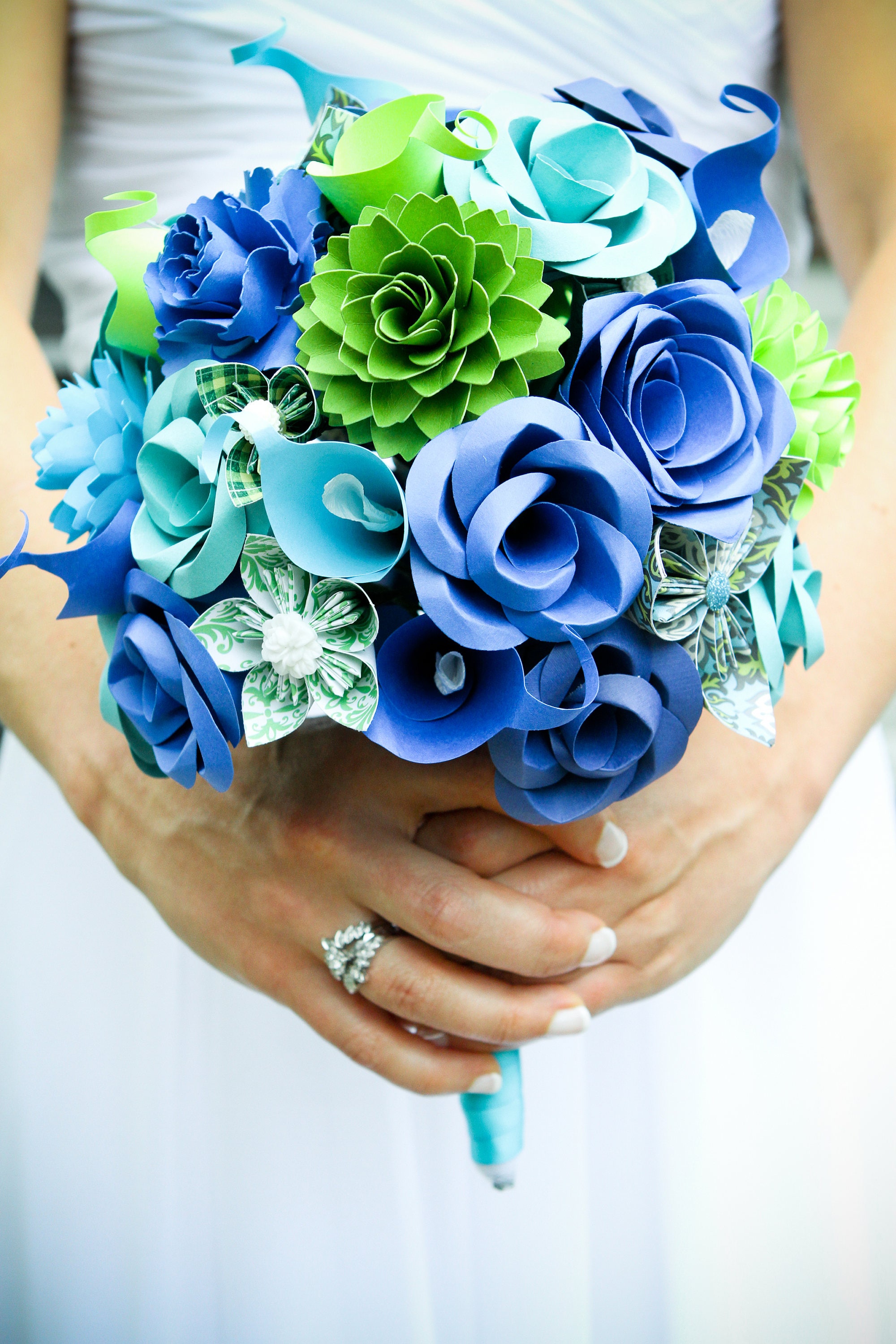 Custom Paper Flower Wedding Bouquets. You Pick the Colors | Etsy Custom Paper Flower Wedding Bouquets. You Pick the Colors | Etsy