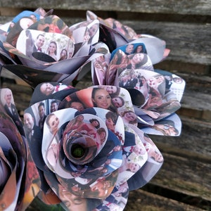Personalized Photo Roses. READ DESCRIPTION Before Purchase!!!! Gift, Birthday, Anniversary, Wedding.