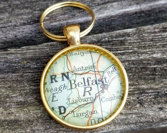 Llavero con mapa personalizado. ELIGE TU LUGAR. Regalo de boda, aniversario, ciudadanía, dama de honor, padrinos de boda, regalo de cumpleaños