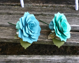 Custom Boutonnieres. CHOOSE Your COLORS! Any Amount. Custom Orders Welcome. Wedding, Prom, Mother of the Bride Groom