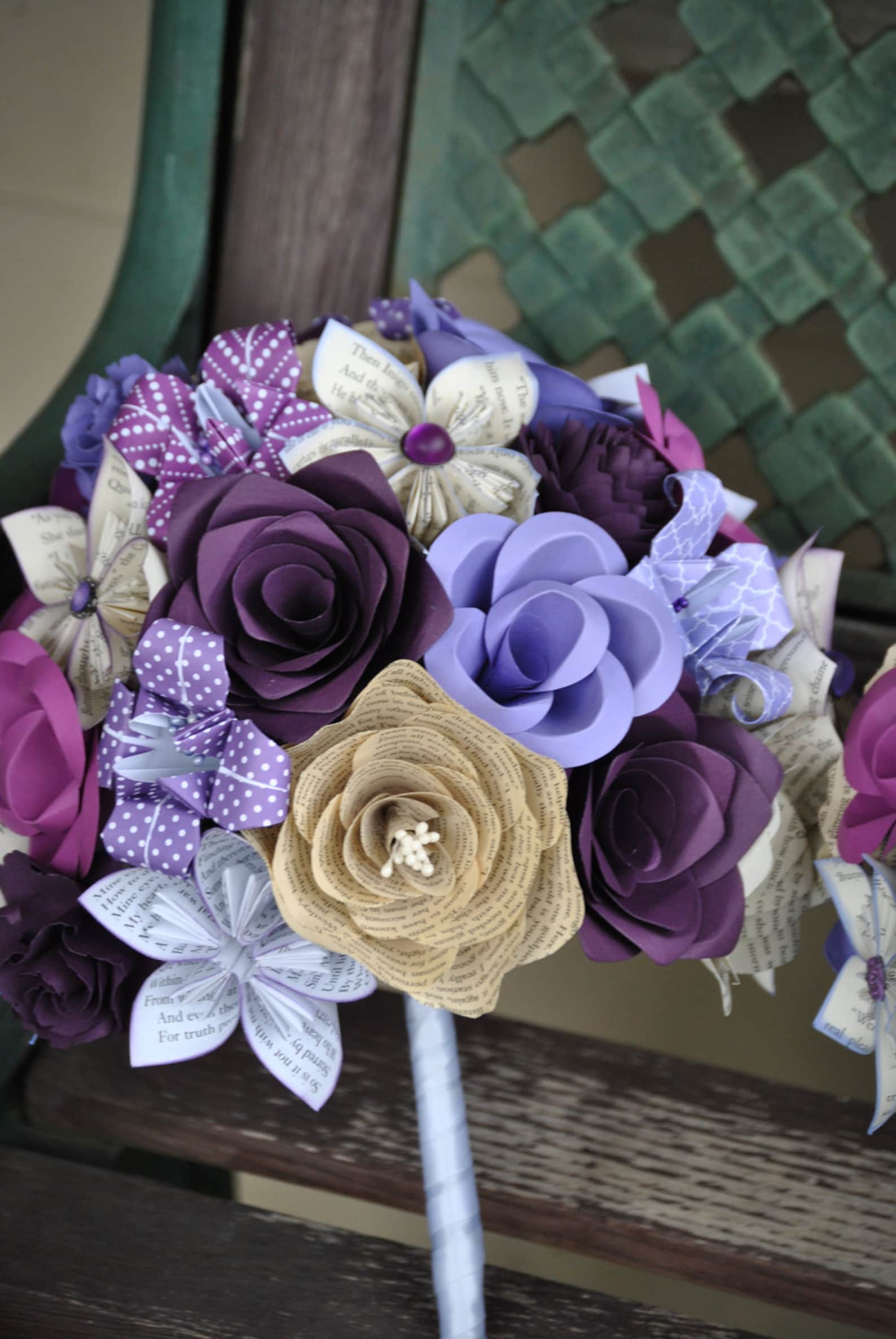 Custom Paper Flower Wedding Packages. You Pick the Colors Etsy
