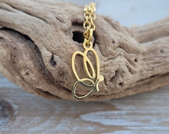 Butterfly Necklace. Silver OR Gold. Gift For Mom, Wedding, Bridesmaids, Kids, Anniversary, Birthday, Christmas.