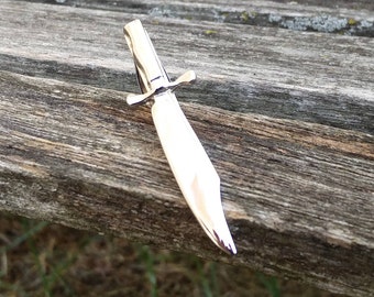 Vintage Sword Tie Clip. Wedding, Men's, Groomsmen Gift, Dad, Anniversary, Birthday.