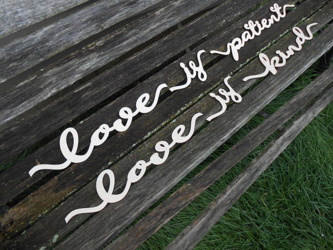 Custom Script Word Sign. Personalized Wood Sentence Sign - Etsy
