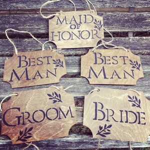 Rustic WEDDING SIGNS. Choose Your Amount!! Wood Signs. Chair, Wedding Decoration. Handpainted.