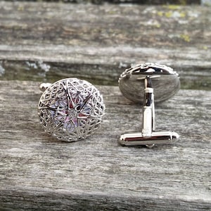 Custom Photo Cufflinks. Wedding, Men, Anniversary, Father's Day, Christmas Gift, Dad, Birthday. Gifts For Men. Locket Cufflinks image 9