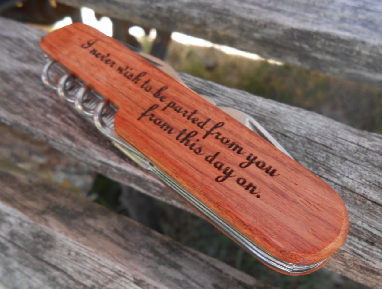 Pocket Knife Jane Austen Quote. Mr. Darcy. Laser Engraved Etsy