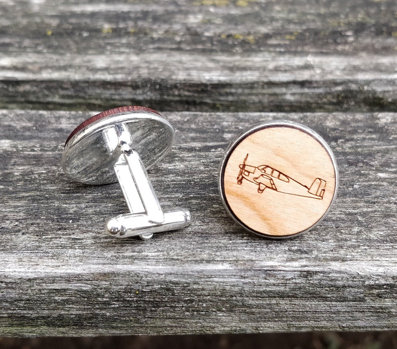 Holibanna Boutons De Manchette Tendance En Forme D'avion Pour Homme Et Femme Pour Mariage, Réunions D'affaires Et