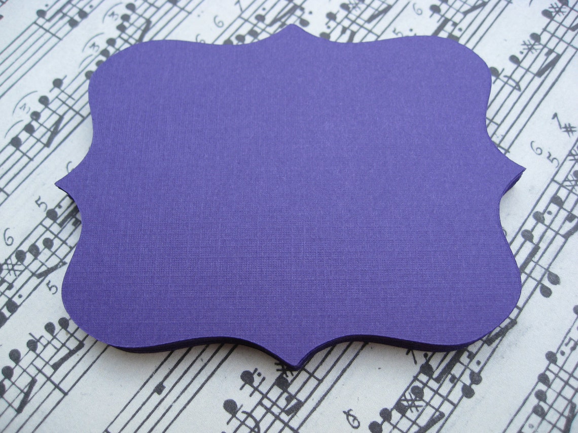 Fancy Note Pattern 80 Fancy Top Notes. 5 Inch. CHOOSE YOUR COLORS. Weddings, Favor, Place ...