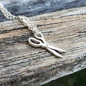 Scissors Necklace. Gift For Mom,  Sewer, Quilter, Wedding, Bridesmaids, Kids, Anniversary, Birthday, Christmas.