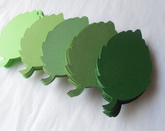 100 Rose Leaves. 4 inch. Or CHOOSE YOUR COLORS.  Wedding, Favor, Tags, Escort, Wishing Tree, Thank You.