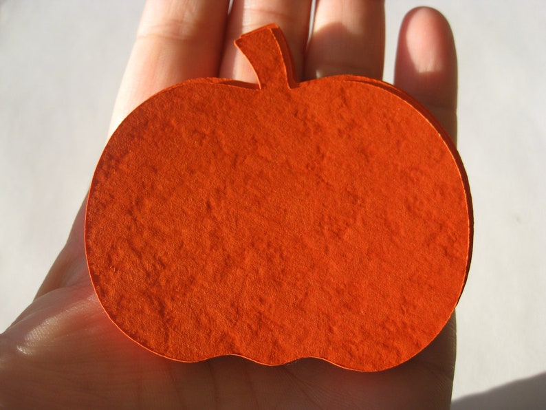 Custom Orders Welcome 2.5 x 2.75 inch ANY COLOR AVAILABLE. 50 Pumpkins