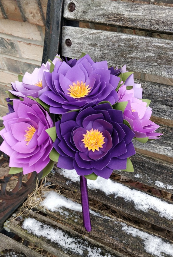 9'' Silk Lotus Flower Bouquet ubicaciondepersonas