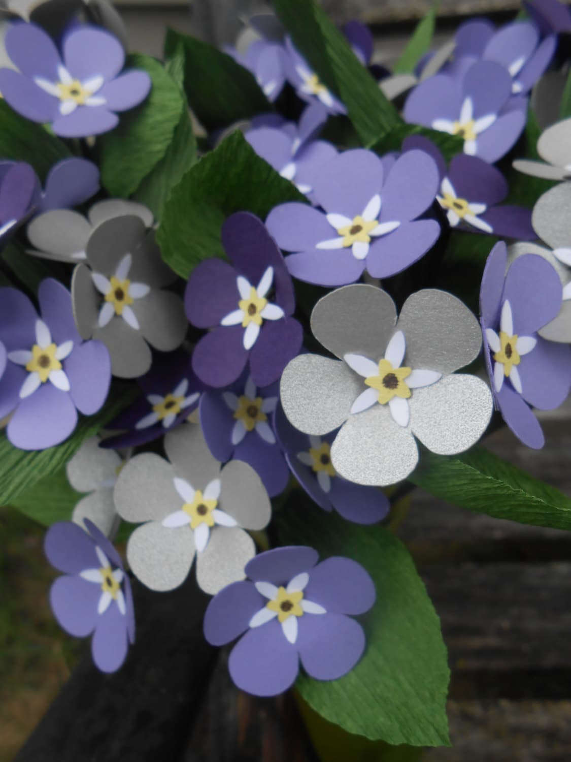 Forget-me-not Bouquet. CHOOSE YOUR COLORS. Home Decor, Anniversary