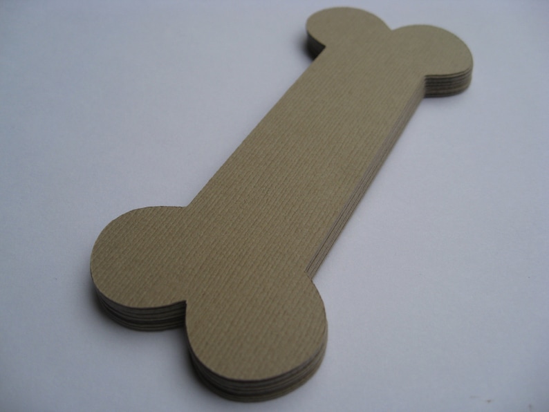 6 inch Favor Party Decoration 200 Dog Bones Tags CHOOSE YOUR COLORS Custom Orders Welcome Wedding