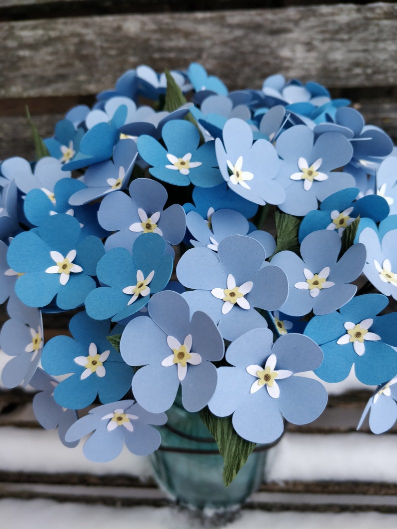 Me Not Bouquet. CHOOSE YOUR COLORS. Handmade Bouquet. Etsy