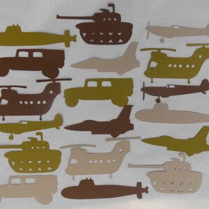 36 Militär Fahrzeuge, 4 - 10 Zoll. Fotokarton. WÄHLEN SIE IHRE FARBEN UND GRÖSSE. Kundenspezifische Aufträge willkommen.