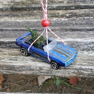 Car & Tree Ornament. 1969 Camaro Ornament. Perfect Gift. Unique, Christmas, Holiday, Anniversary. Kids. Model, Miniature