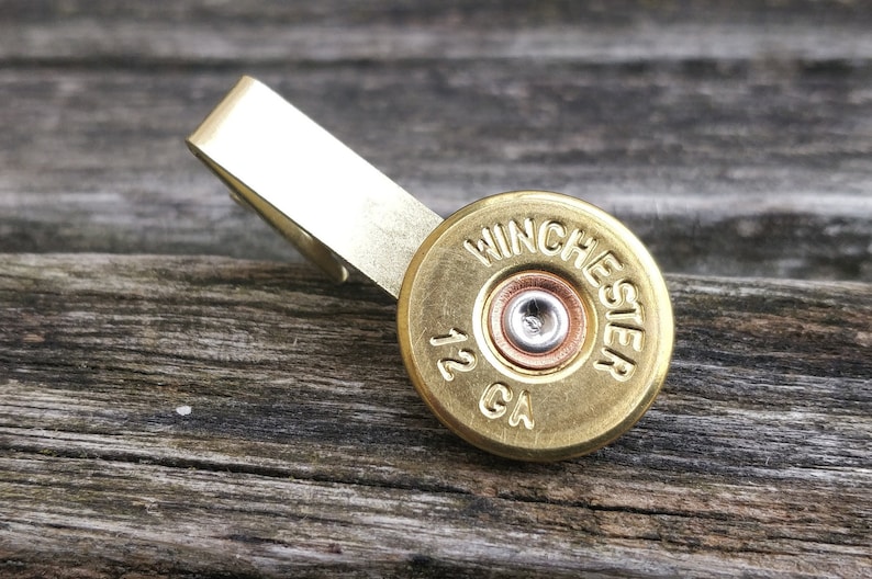 Shotgun Shell Tie Clip 12g. Choose Your Color. Wedding | Etsy
