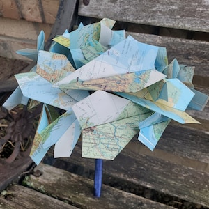 Paper Airplane Wedding Bouquet. You Pick The Colors. Bridal, Bridesmaid. Airplane Bridal Bouquet. Airplane Bouquet