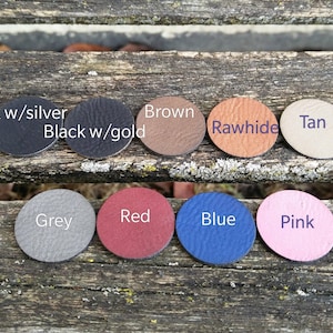 Personalized Golf Divot Tool & Marker. Engraved Leather. Wedding, Groom, Groomsmen Gift, Dad. Anniversary, Birthday, Groom, Father's Day image 3