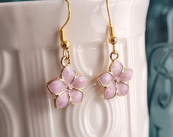 Sakura Earrings. CHOOSE YOUR COLOR. Cherry Blossom Earrings. Gift