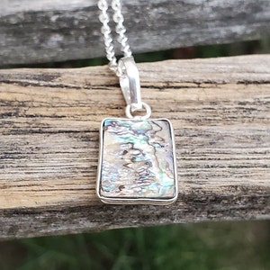 Abalone Necklace. Birthday Gift, Anniversary Gift. Gift For Mom. Abalone Pendant