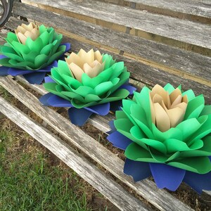 HUGE Dahlia Centerpiece Flowers. 10.5. ROYGBIV. Wedding, Gift, Decoration, Event, Gay Pride, Table Decor, Large Paper Flower image 10