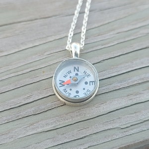 Compass Necklace. Wedding, Valentine Gift, Anniversary Gift. Travel, Steampunk