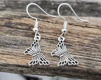 Butterfly Earrings. Birthday Gift, Wedding Gift, Bridesmaid, Mom, Anniversary Gift. Dangling