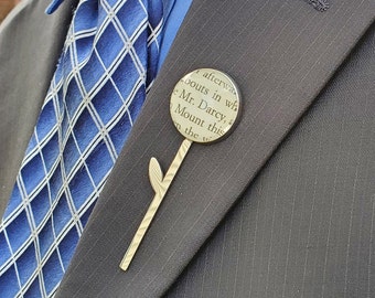 Custom Boutonniere. Photo Pin. Groomsmen Boutonniere, Wedding, Gift For Mom, Sunflower Pin, Flower Boutonniere. Photo Tie Tack