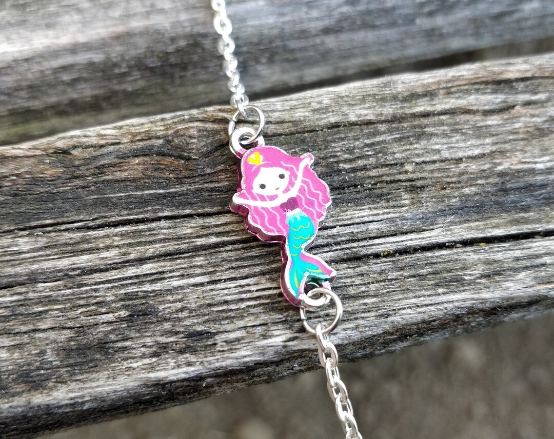 Zeemeerminarmband, KIES JE KLEUR. Cadeau voor meisjes, jubileumcadeau, verjaardagscadeau, kerstcadeau. - België