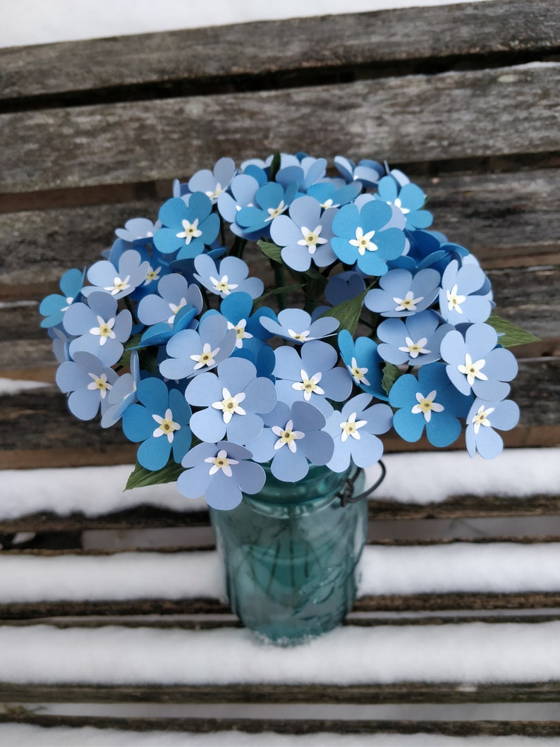 Me Not Bouquet. CHOOSE YOUR COLORS. Handmade Bouquet. Etsy