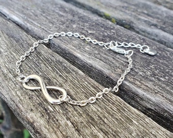 Infinity Bracelet. Anniversary Gift, Birthday Gift, Gift For Wife, For Mom, Kids Gift