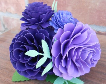 Paper Flower Cake Topper. CHOOSE YOUR COLORS. Weddings, Showers, Paper Flowers, Decoration