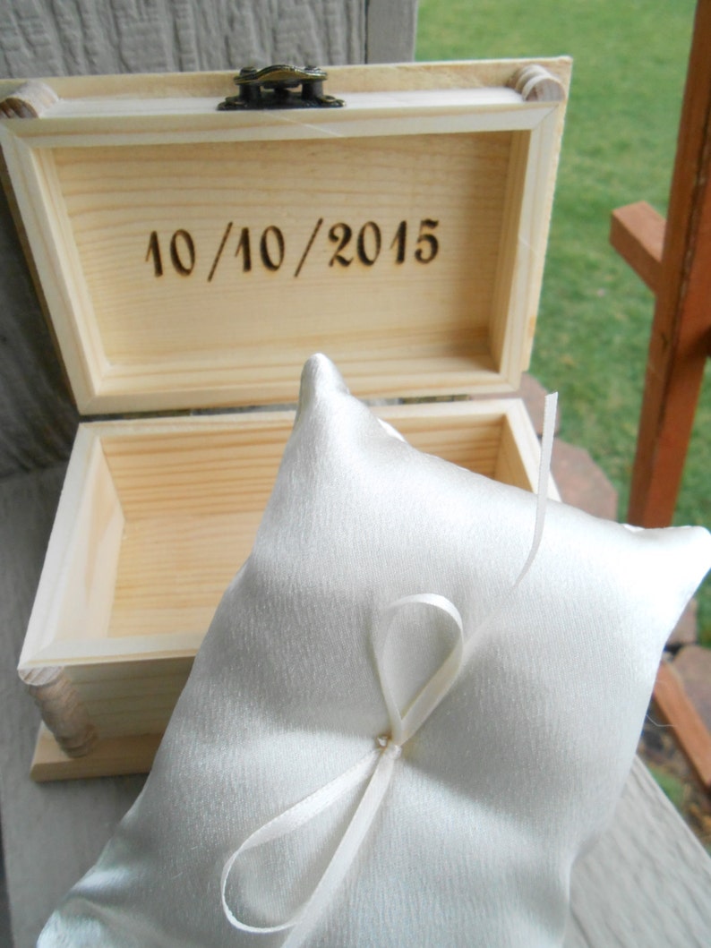 With This Ring Ring Box & Pillow. CHOOSE YOUR PILLOW Style Etsy