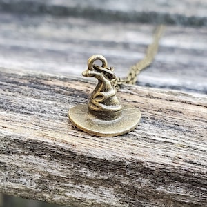 Wizard Hat Necklace. Witch Hat Necklace. Gift For Mom, Wedding, Bridesmaids, Kids, Anniversary, Birthday, Christmas.