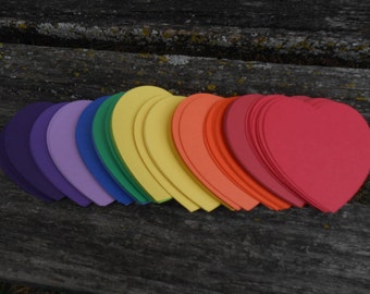 50 Herzen. WÄHLE DEINE FARBEN. Kundenspezifische Aufträge willkommen. Hochzeit, Party Dekor,