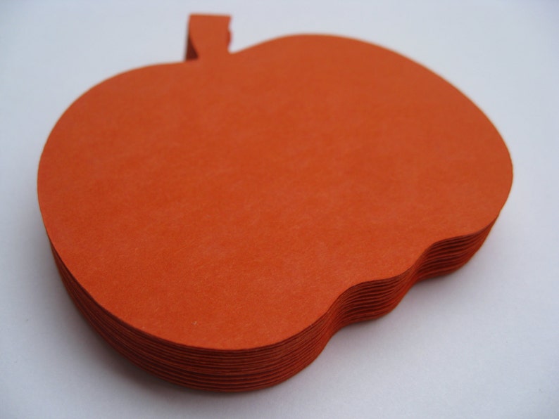 Custom Orders Welcome 2.5 x 2.75 inch ANY COLOR AVAILABLE. 50 Pumpkins