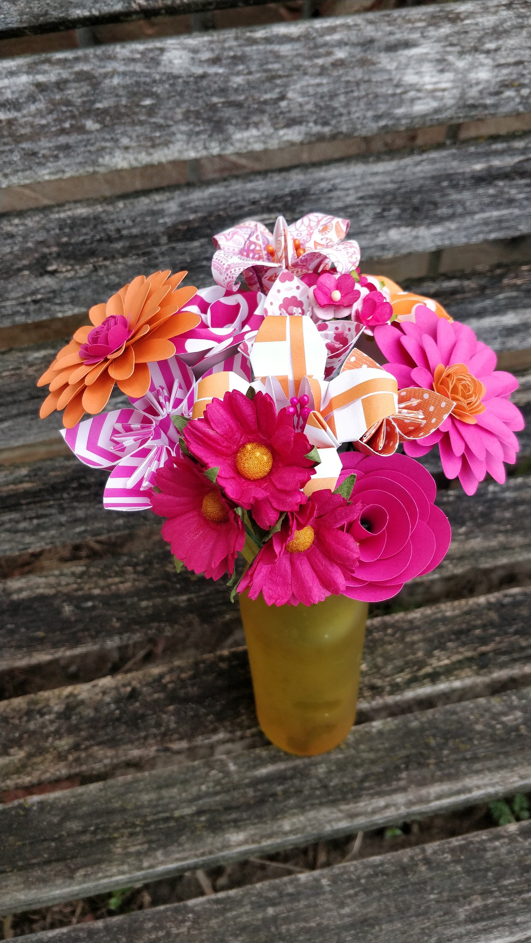Mini Flower Bouquet CHOOSE YOUR COLORS & Flowers. Valentine Etsy