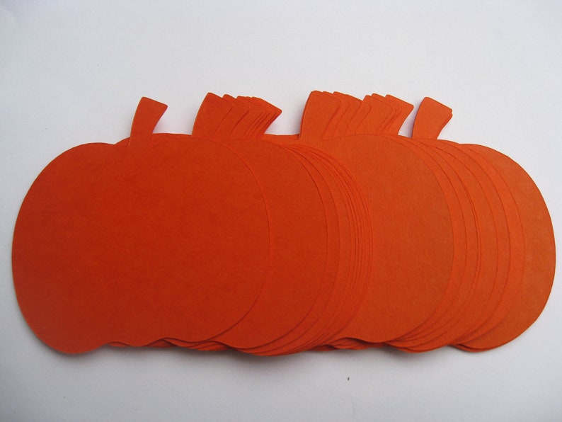 Custom Orders Welcome 2.5 x 2.75 inch ANY COLOR AVAILABLE. 50 Pumpkins