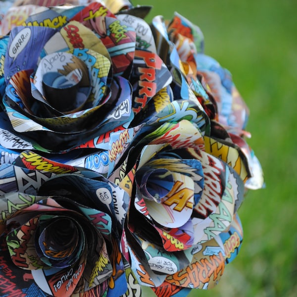 120 Comic Book Roses. Reserved for Rebekah