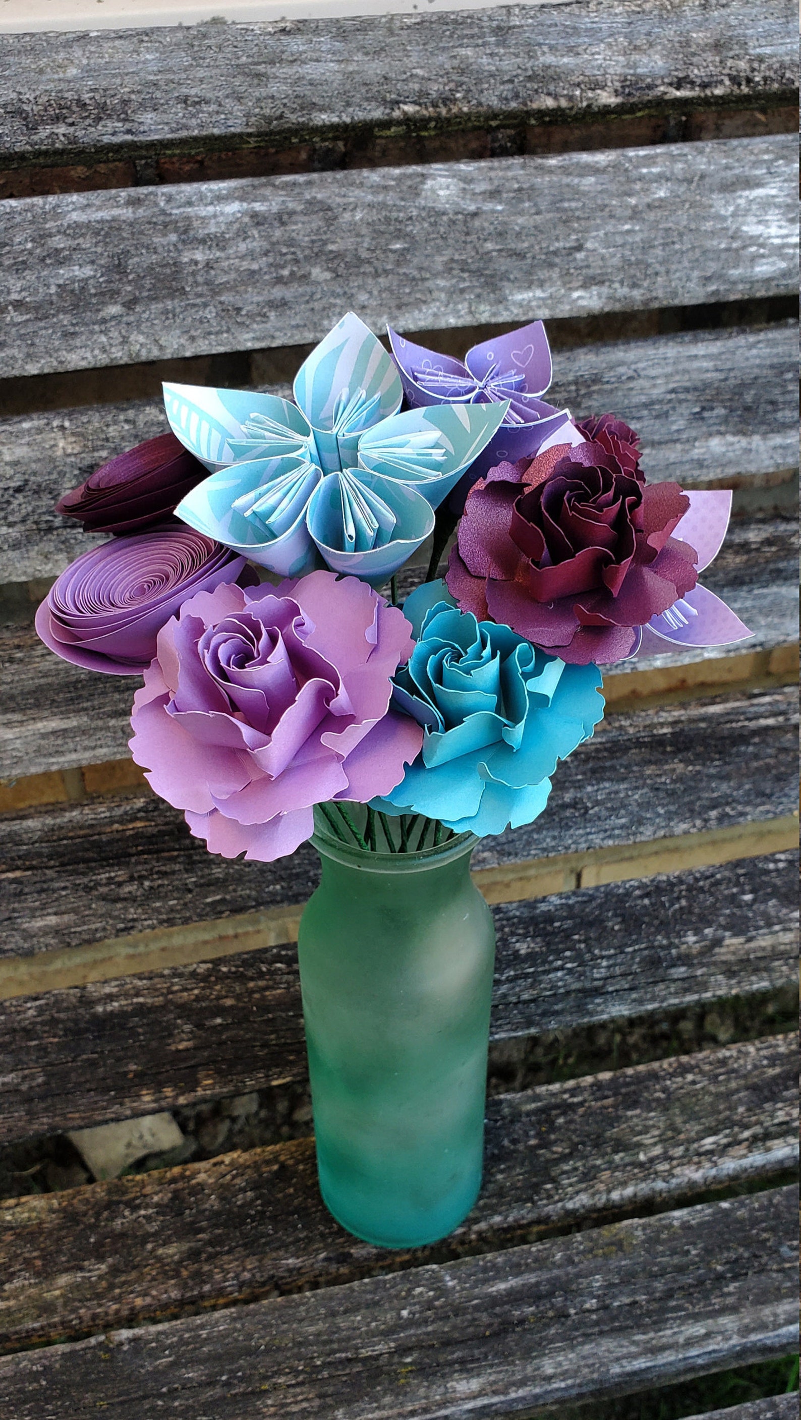 Mini Flower Bouquet CHOOSE YOUR COLORS. Gift First Etsy