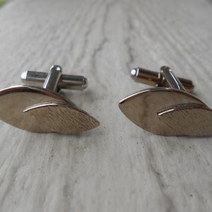 Vintage Silver Art Deco Cufflinks. Wedding, Men&#39;s Christmas Gift, Dad.